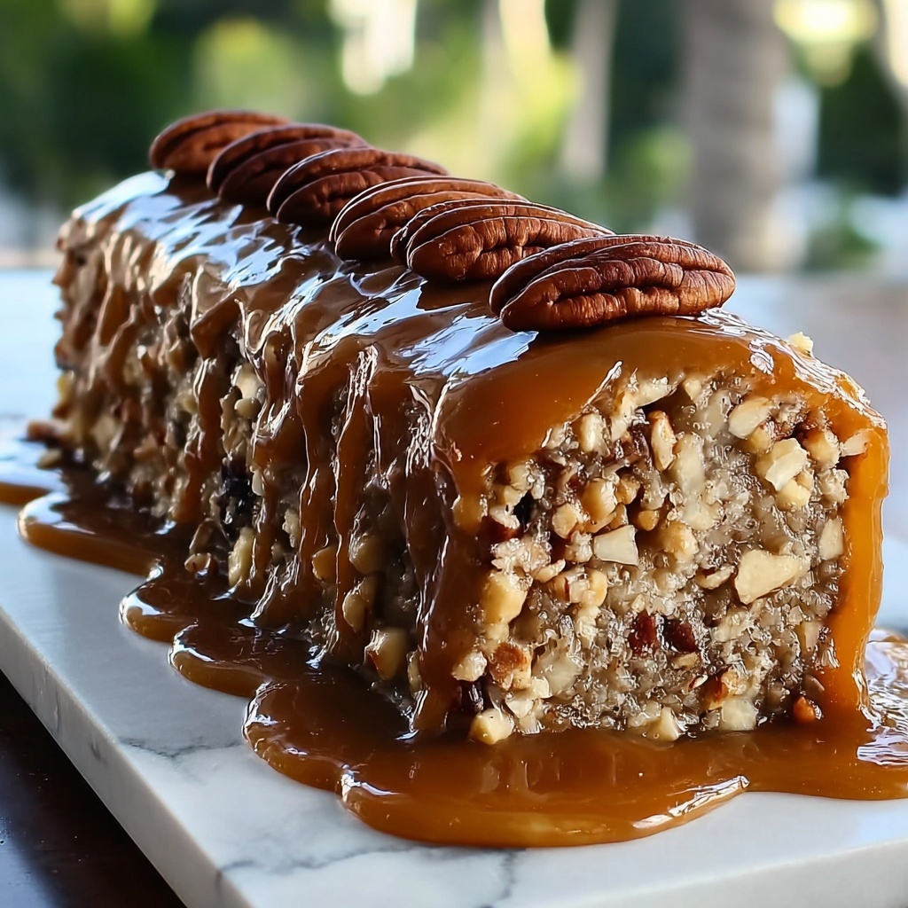 Nana's Irresistibly Easy 3-Ingredient Pecan Log Recipe - Recipe Image