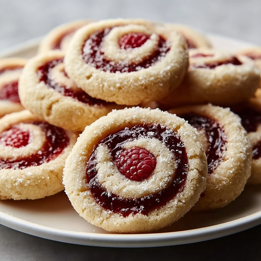 Irresistibly Delicious Raspberry Swirl Cookies Recipe - Recipe Image