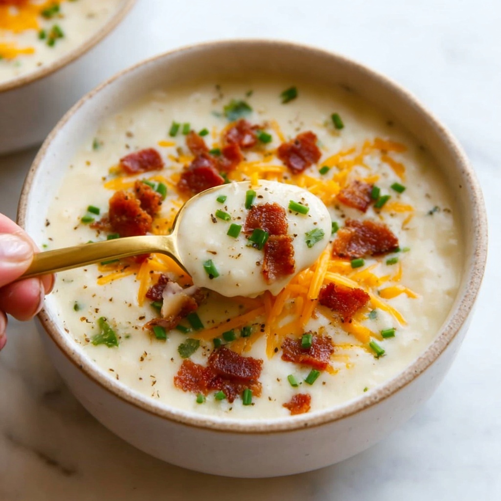 Creamy Crock Pot Potato Soup Recipe - Recipe Image
