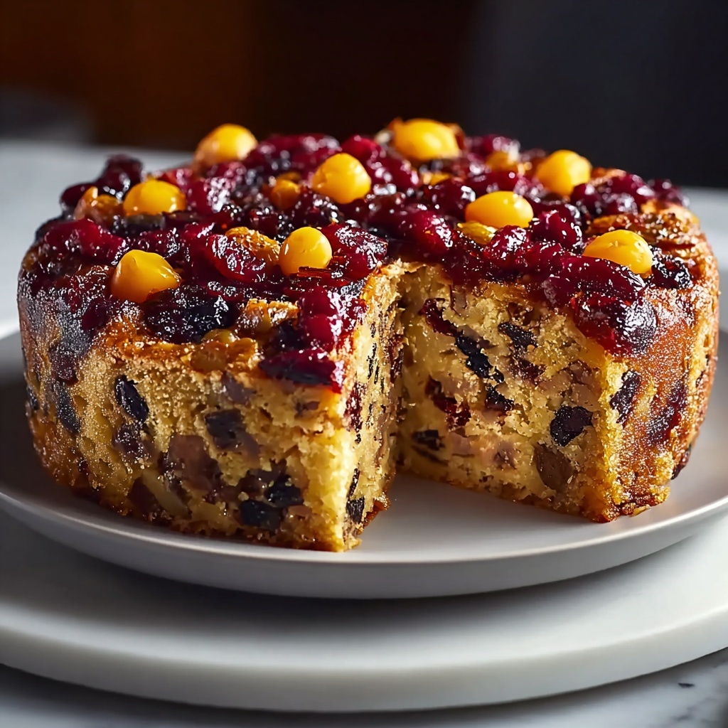 Old-Fashioned German Fruit Cake Recipe - Recipe Image