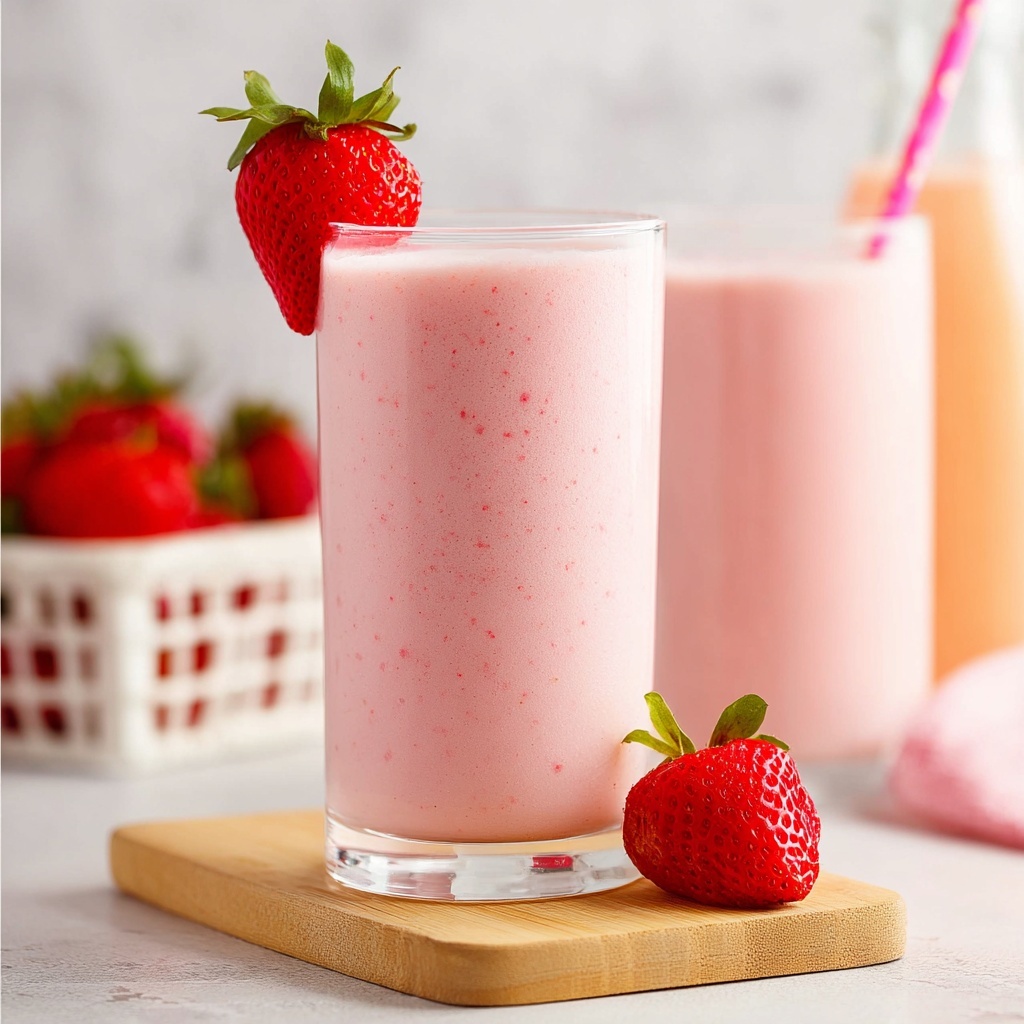 Strawberry Yogurt Smoothie Recipe - Recipe Image