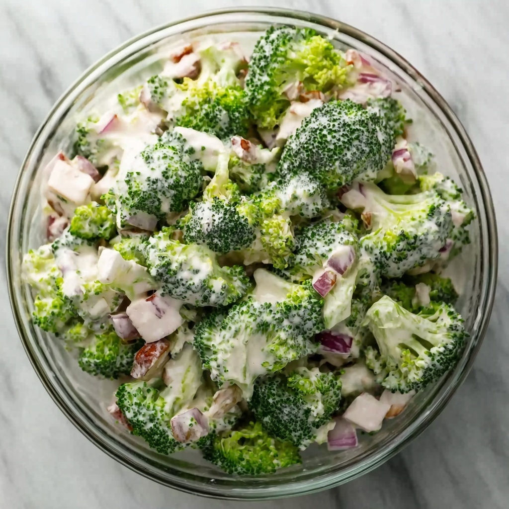 Broccoli Salad with Creamy Cranberry and Sunflower Seed Dressing Recipe - Recipe Image
