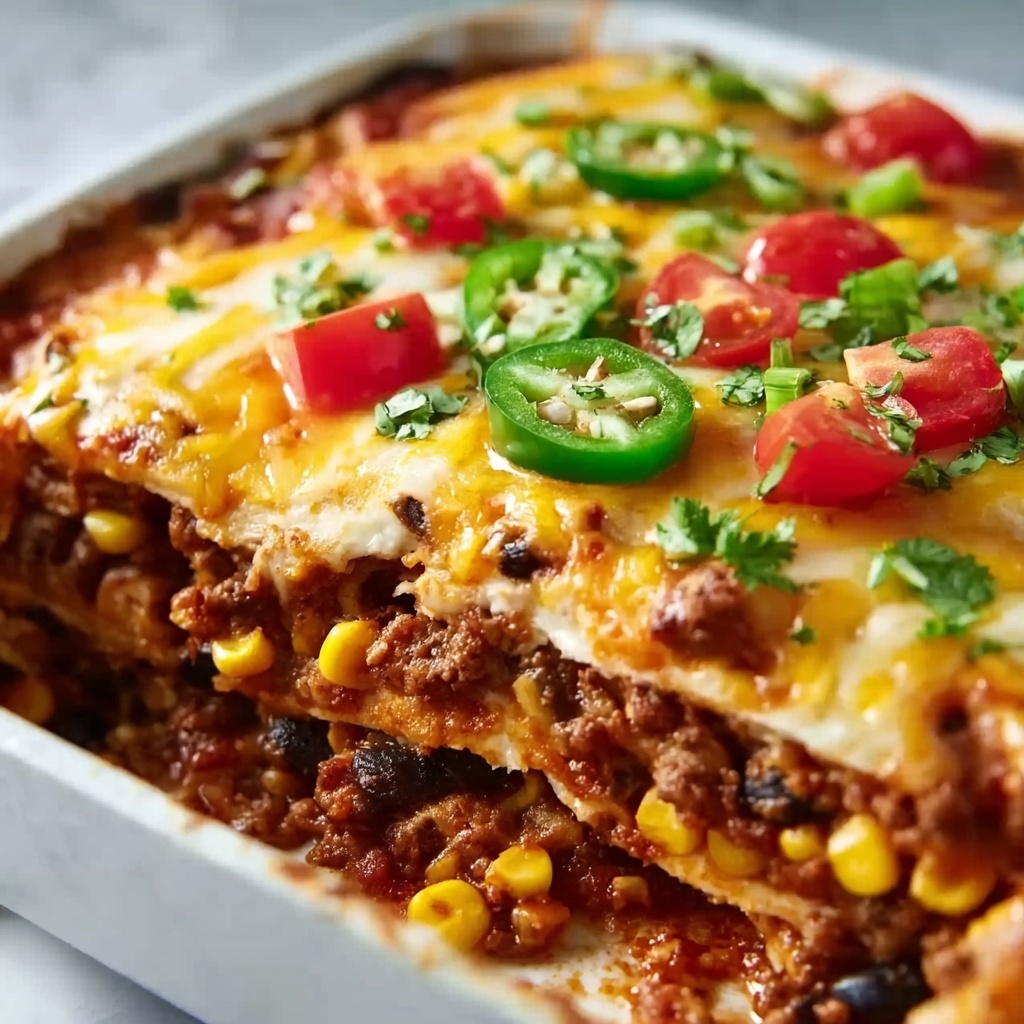 Beef Enchilada Casserole Recipe - Recipe Image