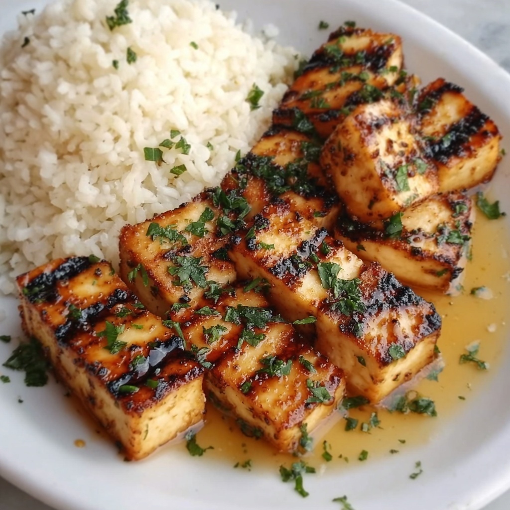 Garlic Herb Butter Tofu Recipe - Recipe Image