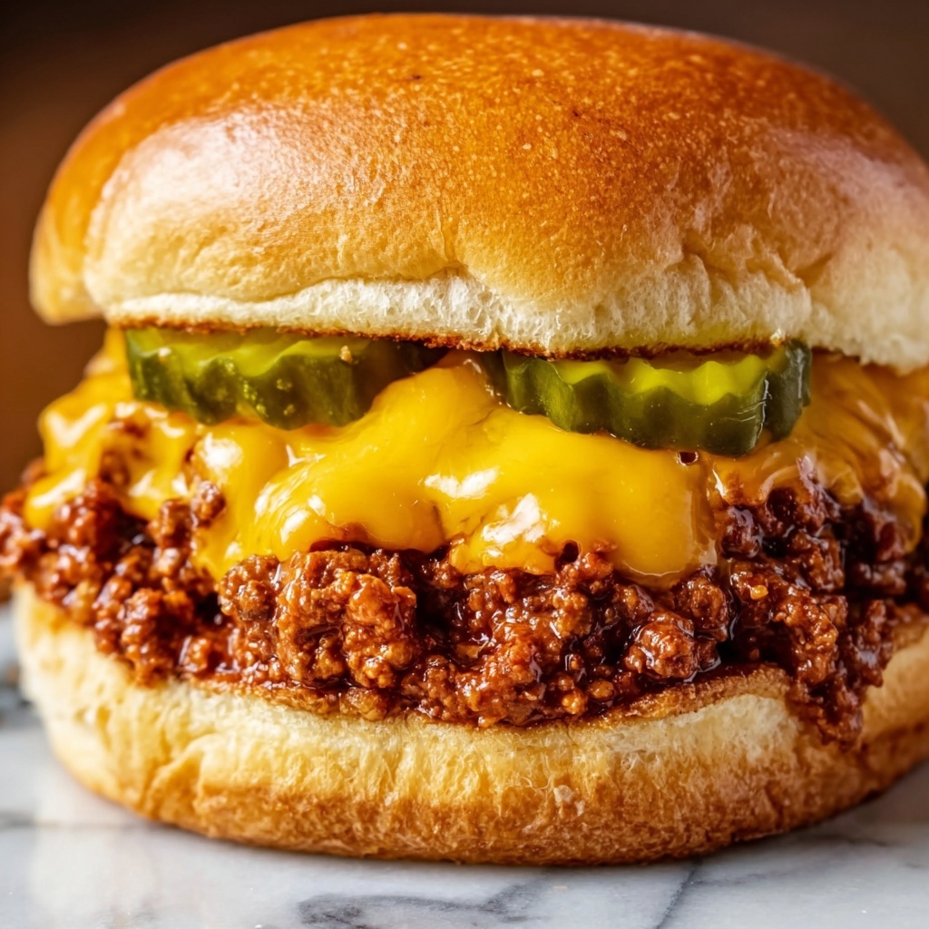 Cheesy Sloppy Joes Recipe - Recipe Image