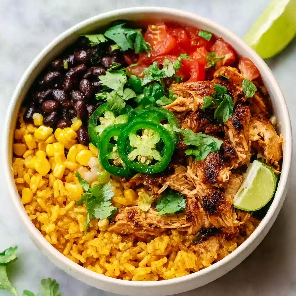 Instant Pot Chicken and Rice Burrito Bowls Recipe - Recipe Image