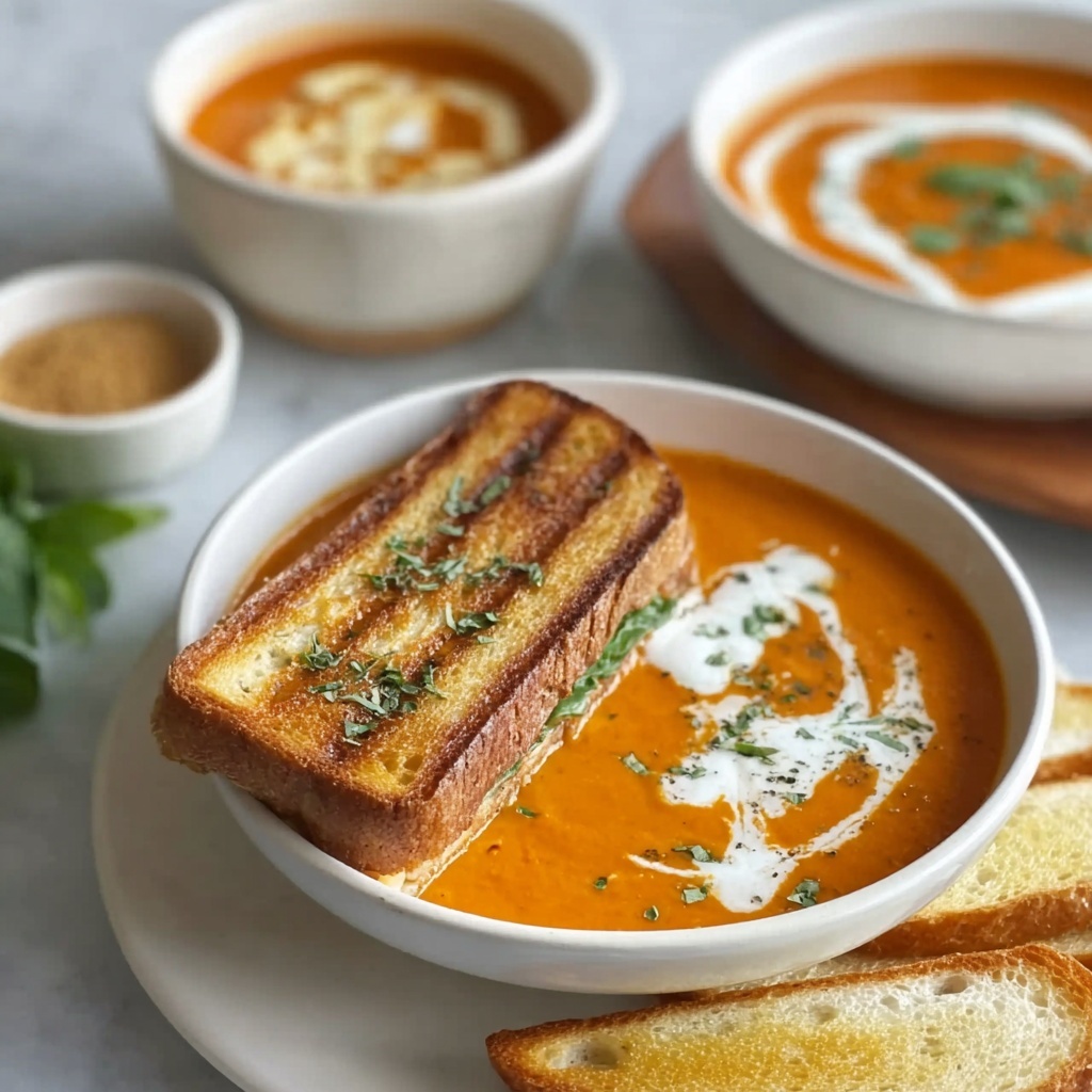 Grilled Cheese and Tomato Soup Recipe - Recipe Image