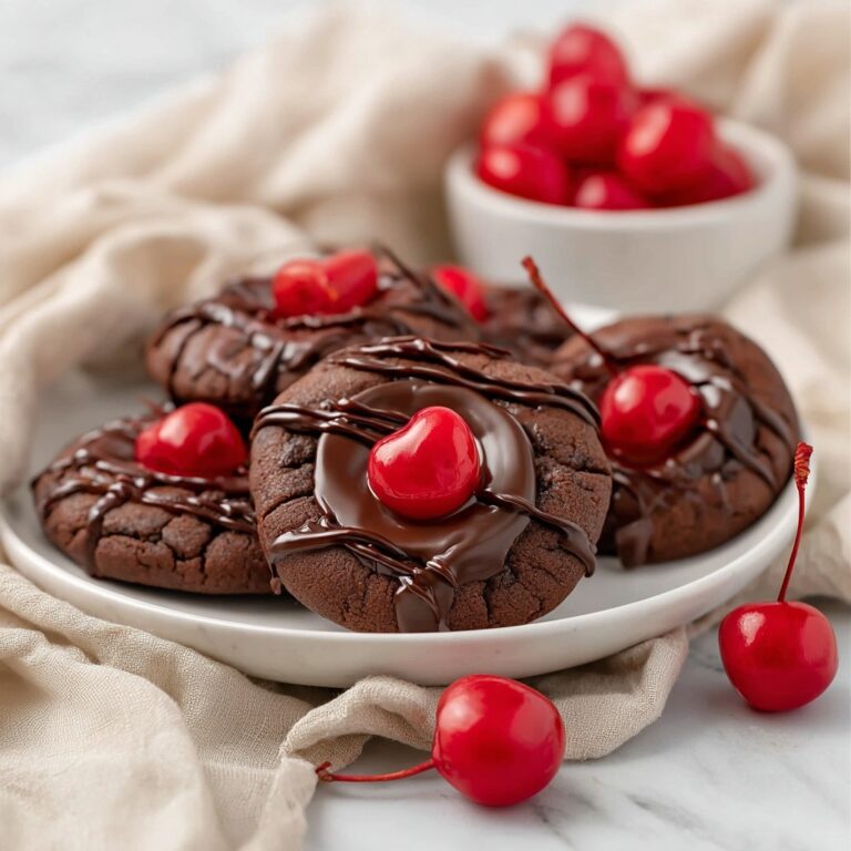 Chocolate Cherry Cookies Recipe