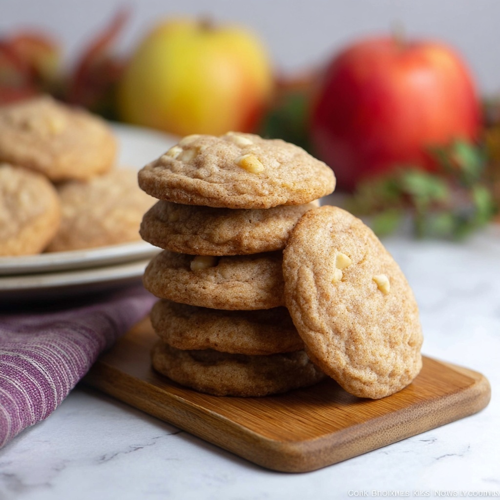 Apple Snickerdoodle Cookies Recipe - Recipe Image