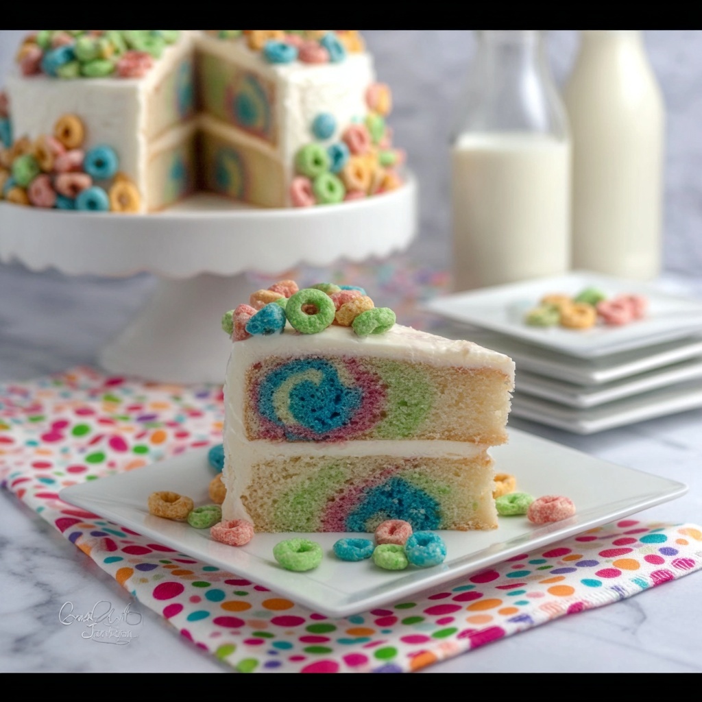 Fruit Loop Cake Recipe - Recipe Image