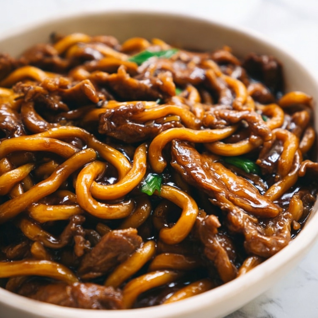 Three Cup Chicken Noodles Recipe - Recipe Image