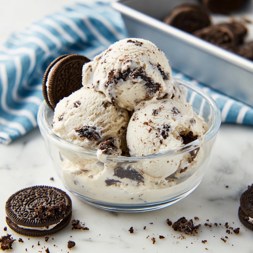 Cookies and Cream Ice Cream Recipe - Recipe Image