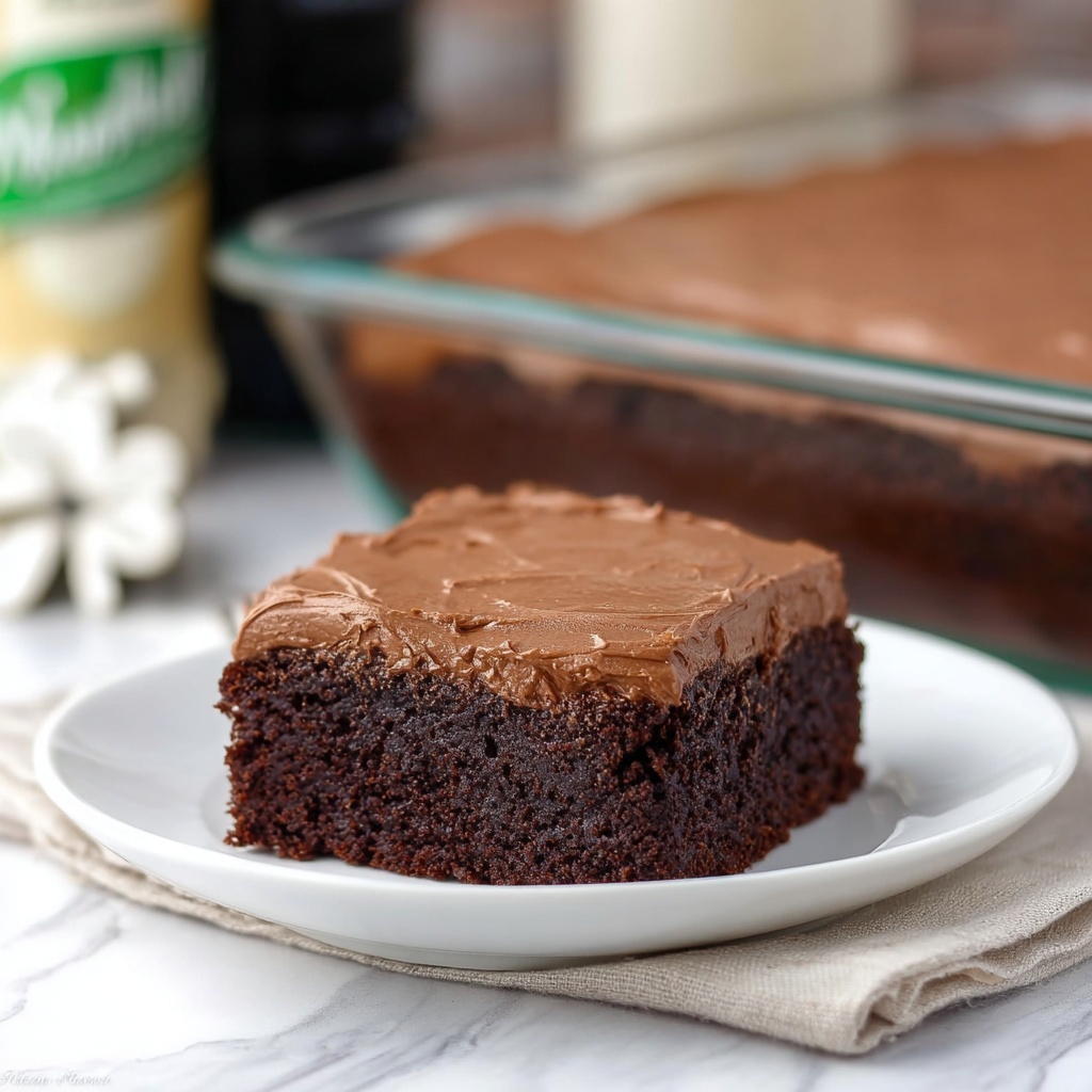 Baileys Irish Cream Sheet Cake Recipe - Recipe Image