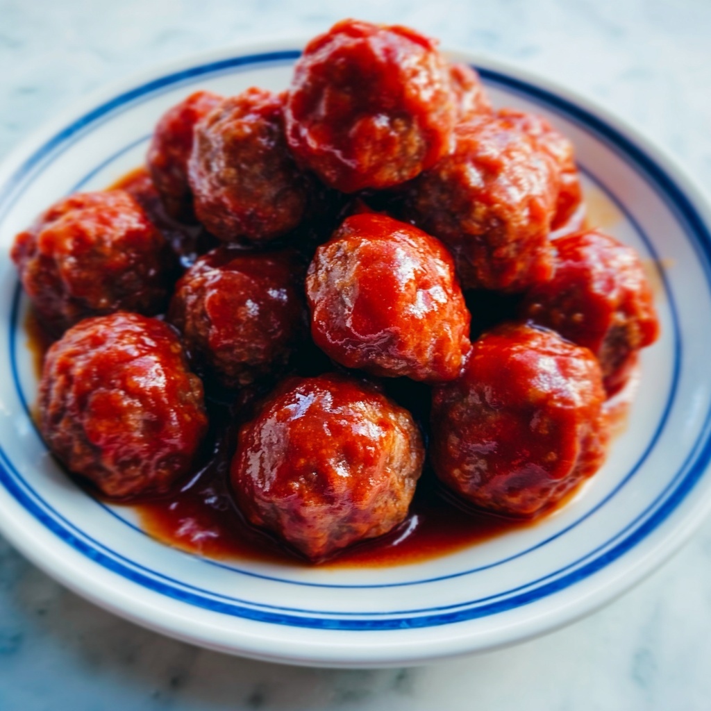 Slow-Cooker Grape Jelly Meatballs Recipe - Recipe Image