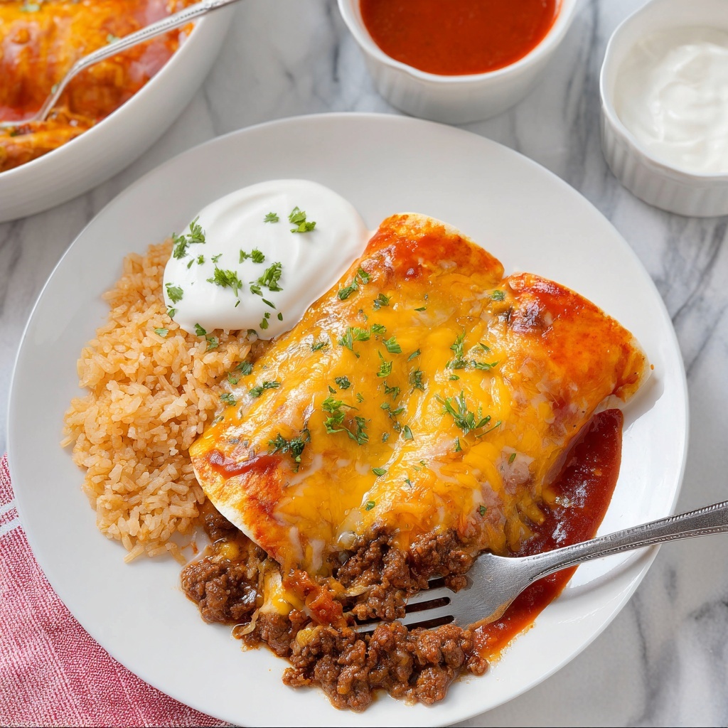 Beef Enchiladas (Quick and Easy) Recipe - Recipe Image
