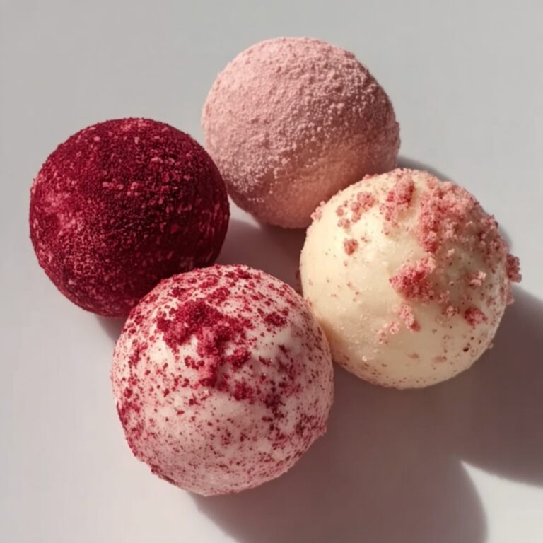 Healthy Strawberry Protein Balls Recipe