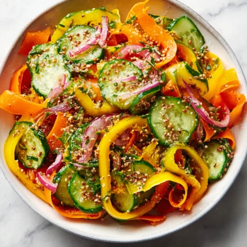 Viral Cucumber Pepper Salad Recipe - Recipe Image