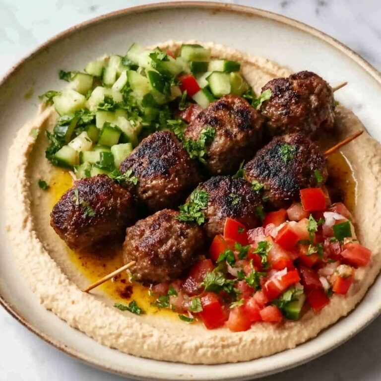 Beef Kefta with Hummus and Tomato Cucumber Salad: An Incredible Ultimate Recipe