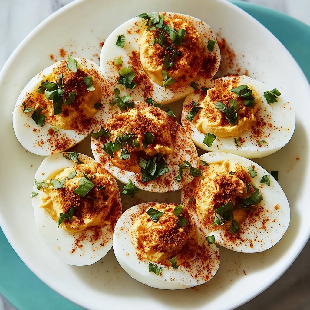 Nashville Hot Deviled Eggs Recipe - Recipe Image