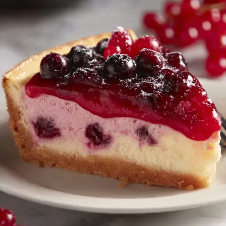 Cranberry Custard Pie Recipe