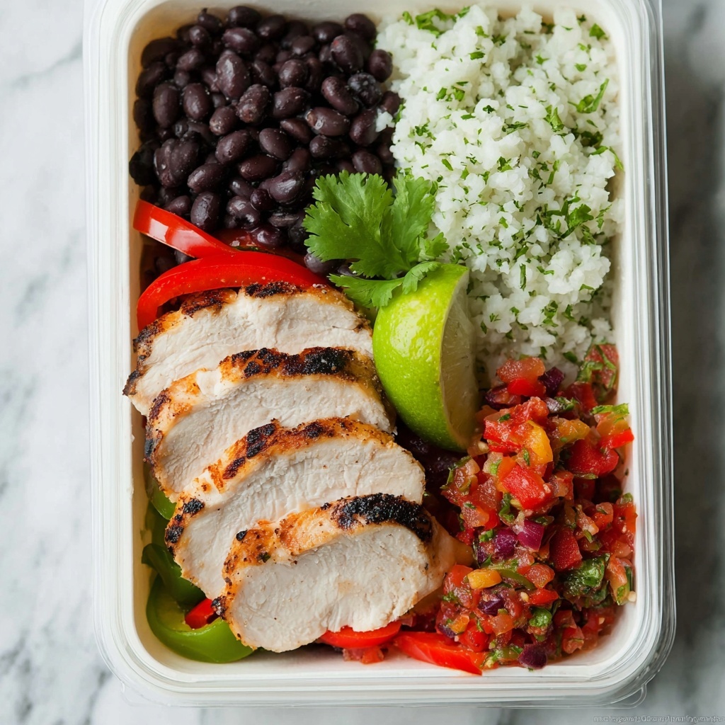 Chicken Fajita Bowl Meal Prep Recipe - Recipe Image