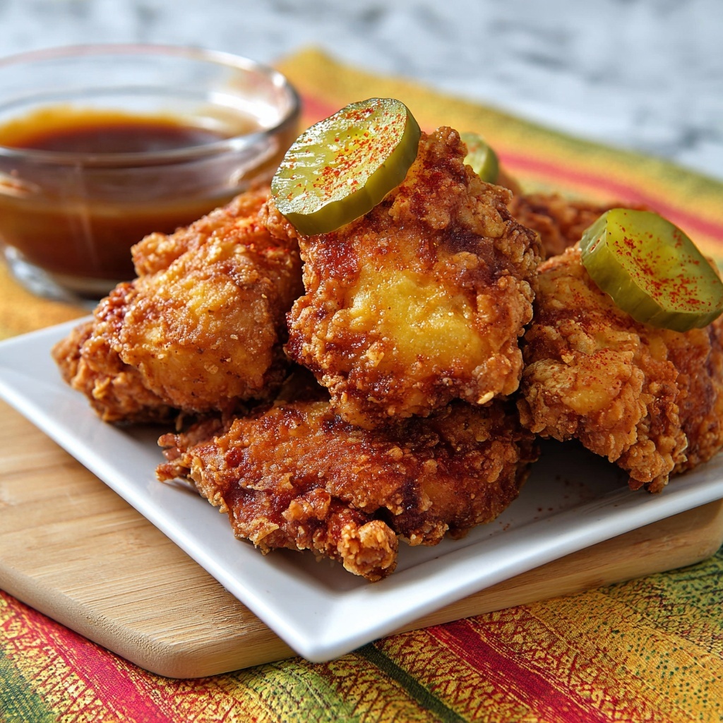 Nashville Chicken Tenders with Spicy Hot Sauce Recipe - Recipe Image