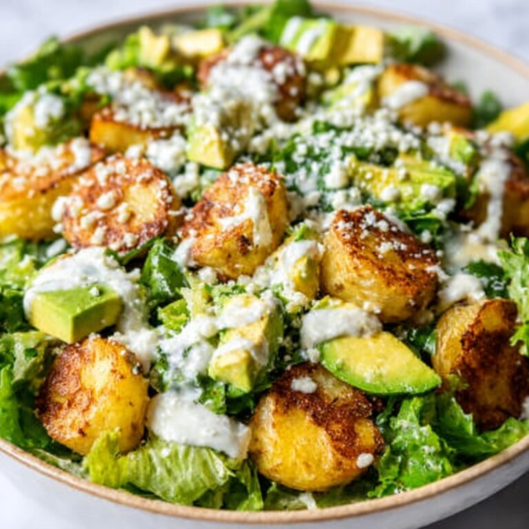 Smashed Potato Spring Salad with Creamy Lemon Dressing Recipe