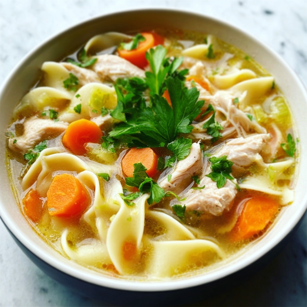 Crockpot Chicken Noodle Soup Recipe - Recipe Image