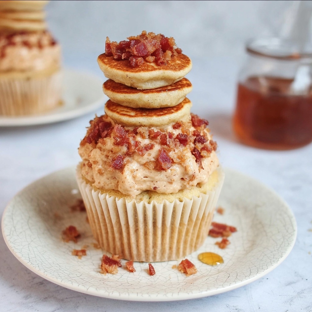 Pancake and Maple Bacon Cupcakes Recipe - Recipe Image