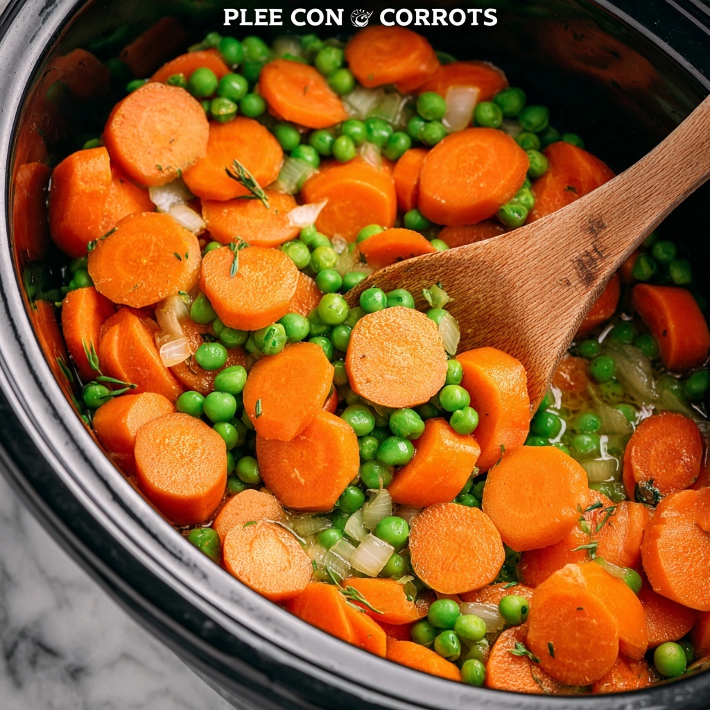 Slow Cooker Peas and Carrots Recipe - Recipe Image