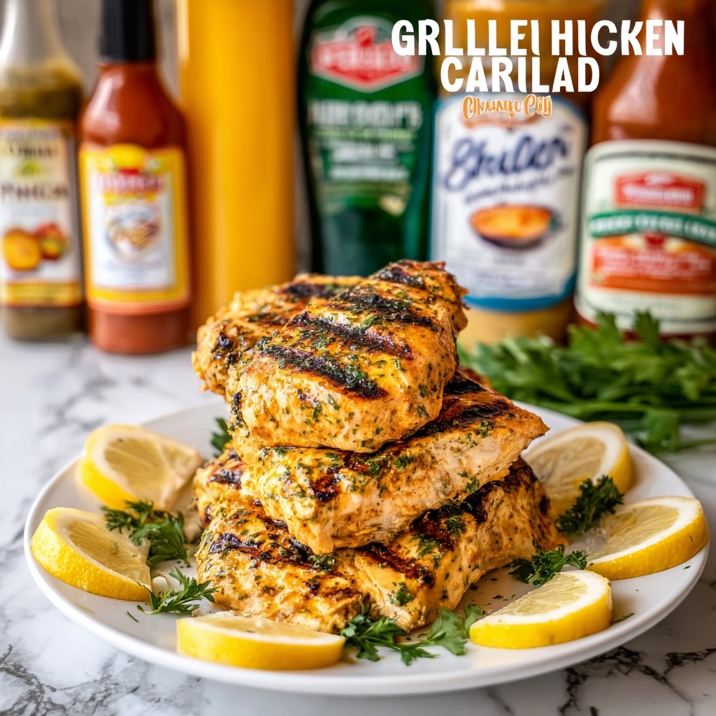 Orange Buffalo Grilled Chicken Recipe - Recipe Image