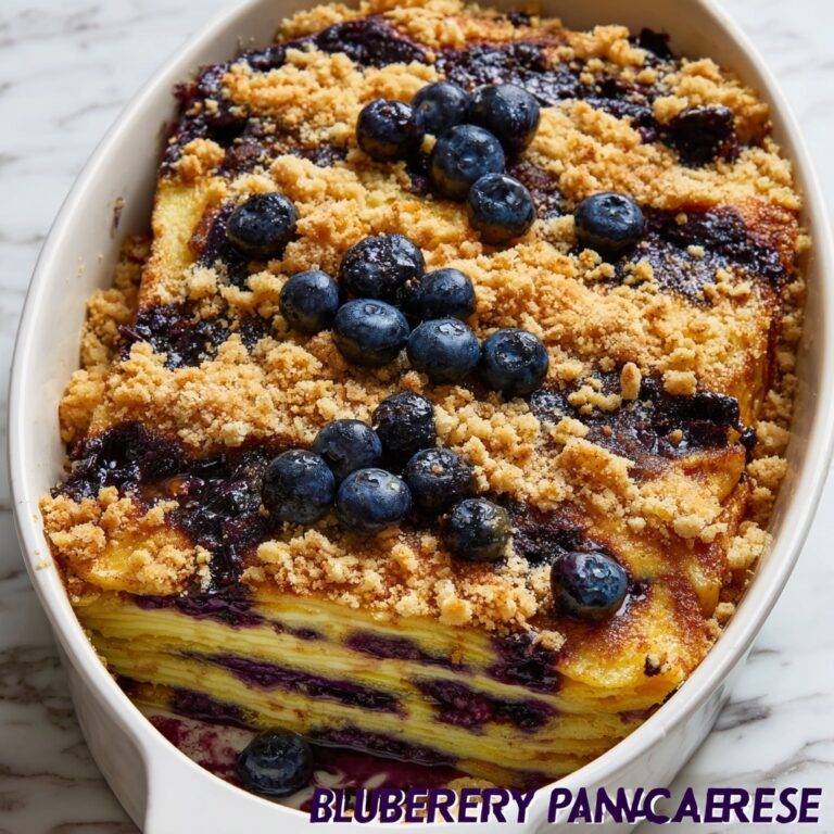 Blueberry Pancake Casserole Recipe