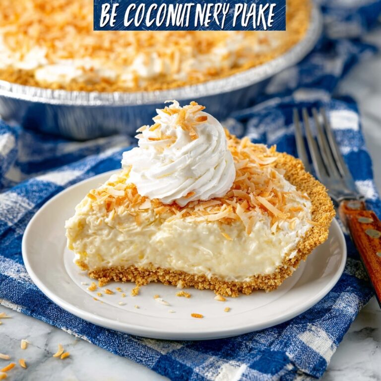 No Bake Coconut Cream Pie Recipe