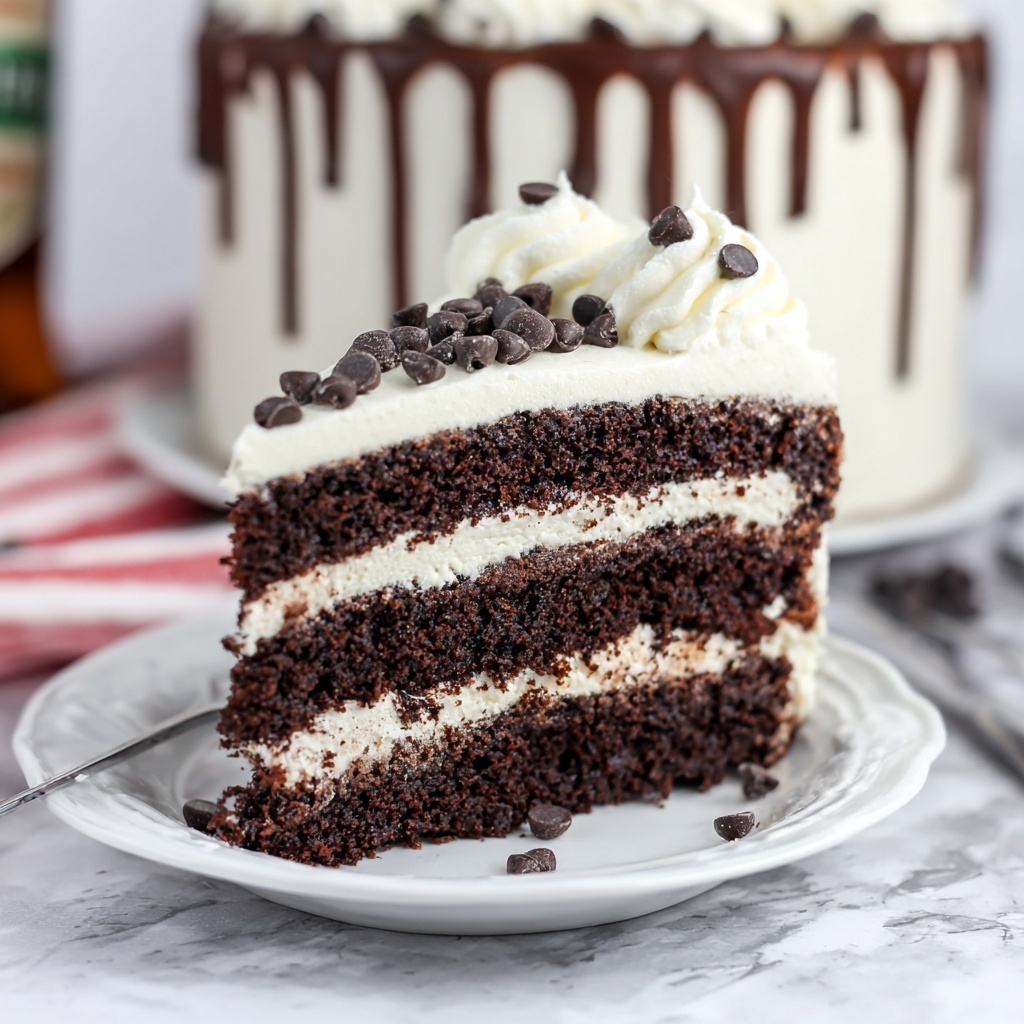 Baileys Irish Cream Layer Cake Recipe - Recipe Image