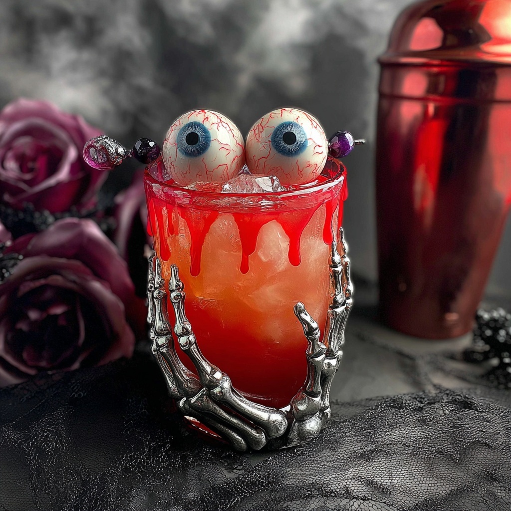 Bloody Eyeball Cocktail Recipe - Recipe Image