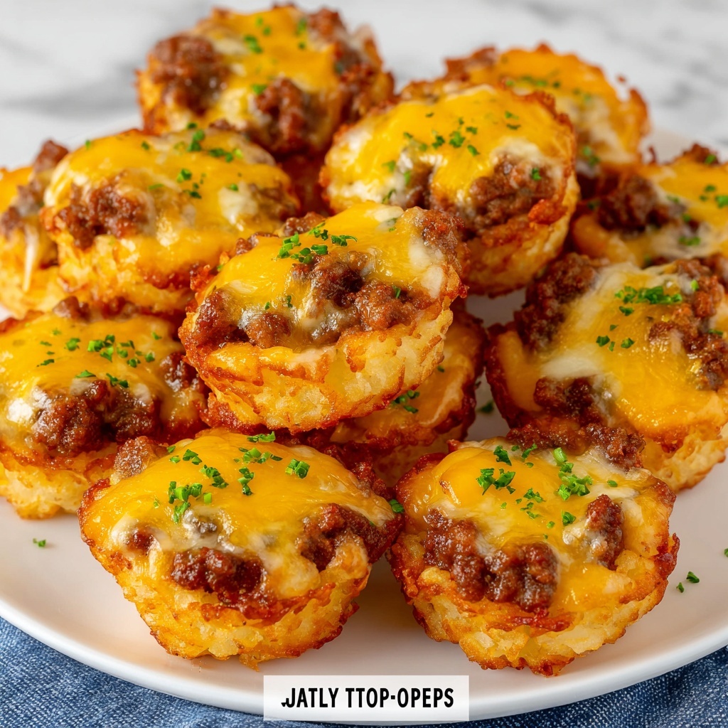 Sloppy Joe Tater Tot Cups Recipe - Recipe Image