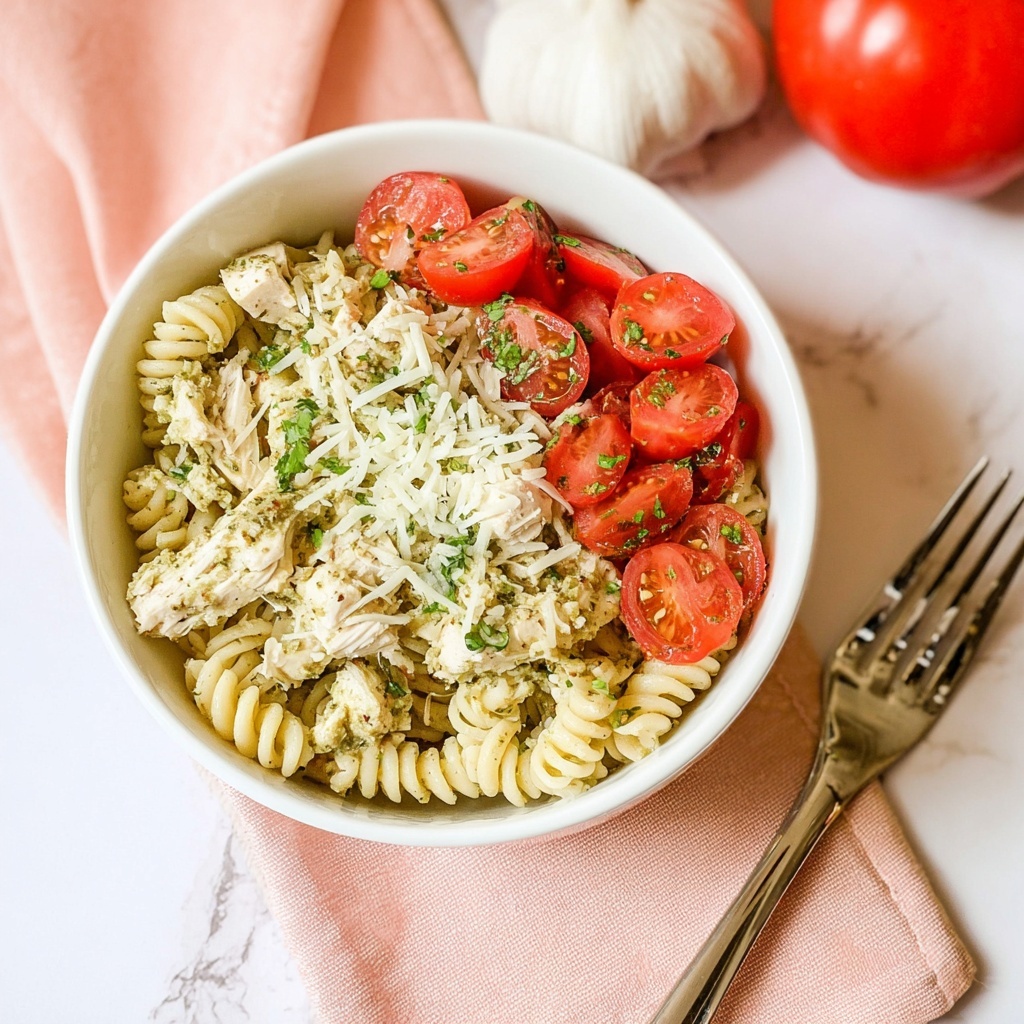 Chicken Pesto Pasta Recipe - Recipe Image