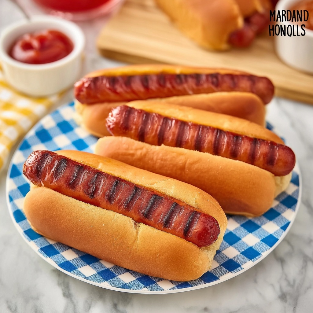 Marinated Grilled Hot Dogs Recipe - Recipe Image