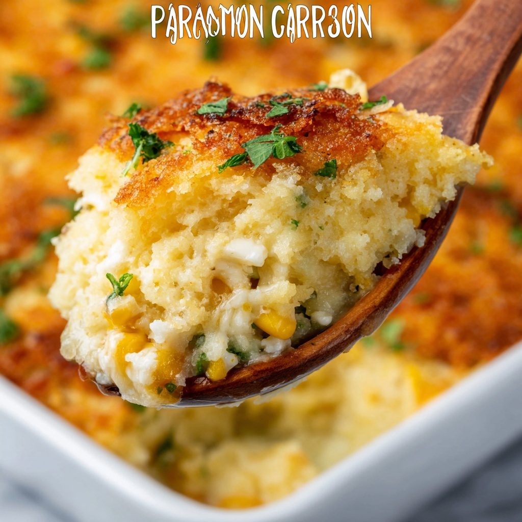 Parmesan Corn Pudding Recipe - Recipe Image