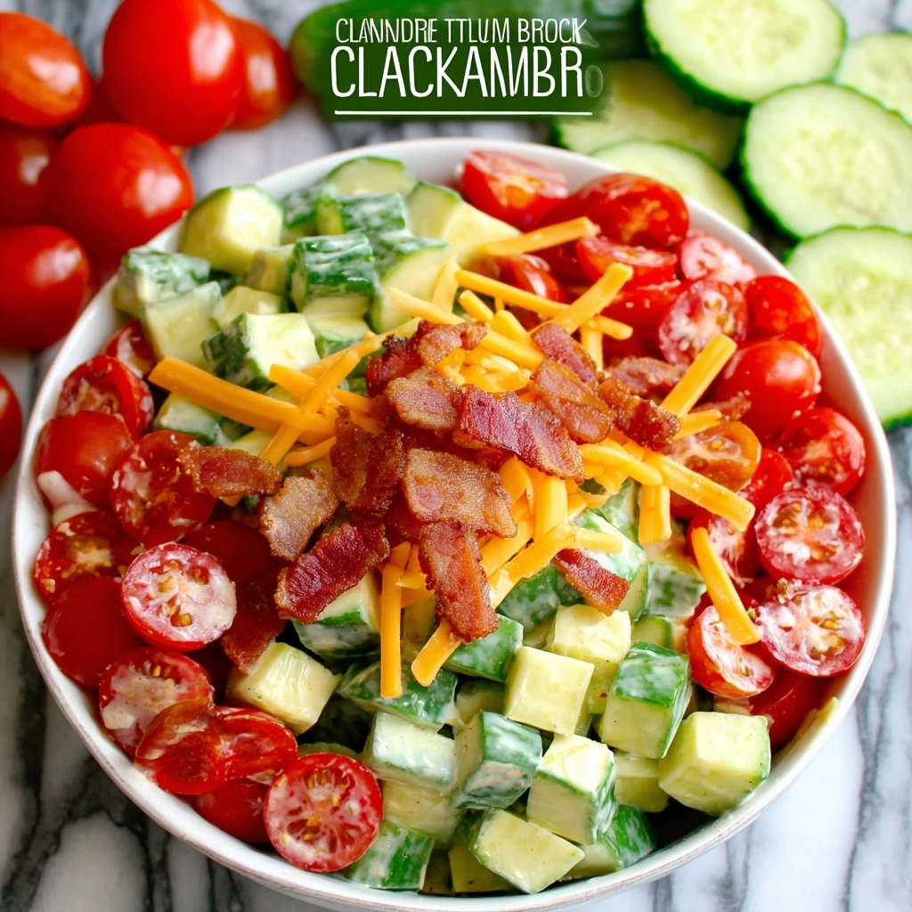 Cucumber Tomato Salad Recipe - Recipe Image