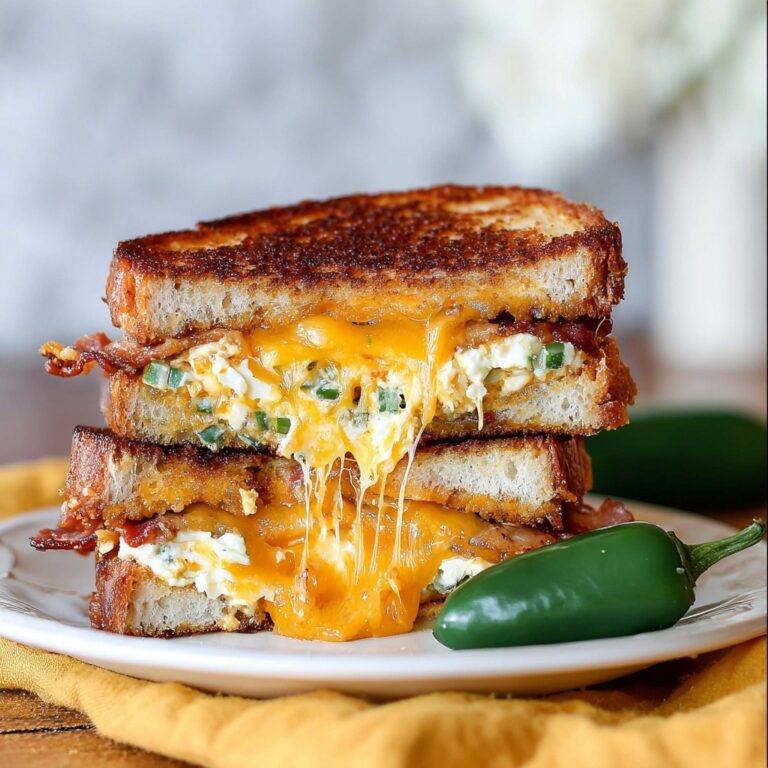 Jalapeno Popper Grilled Cheese Sandwiches Recipe