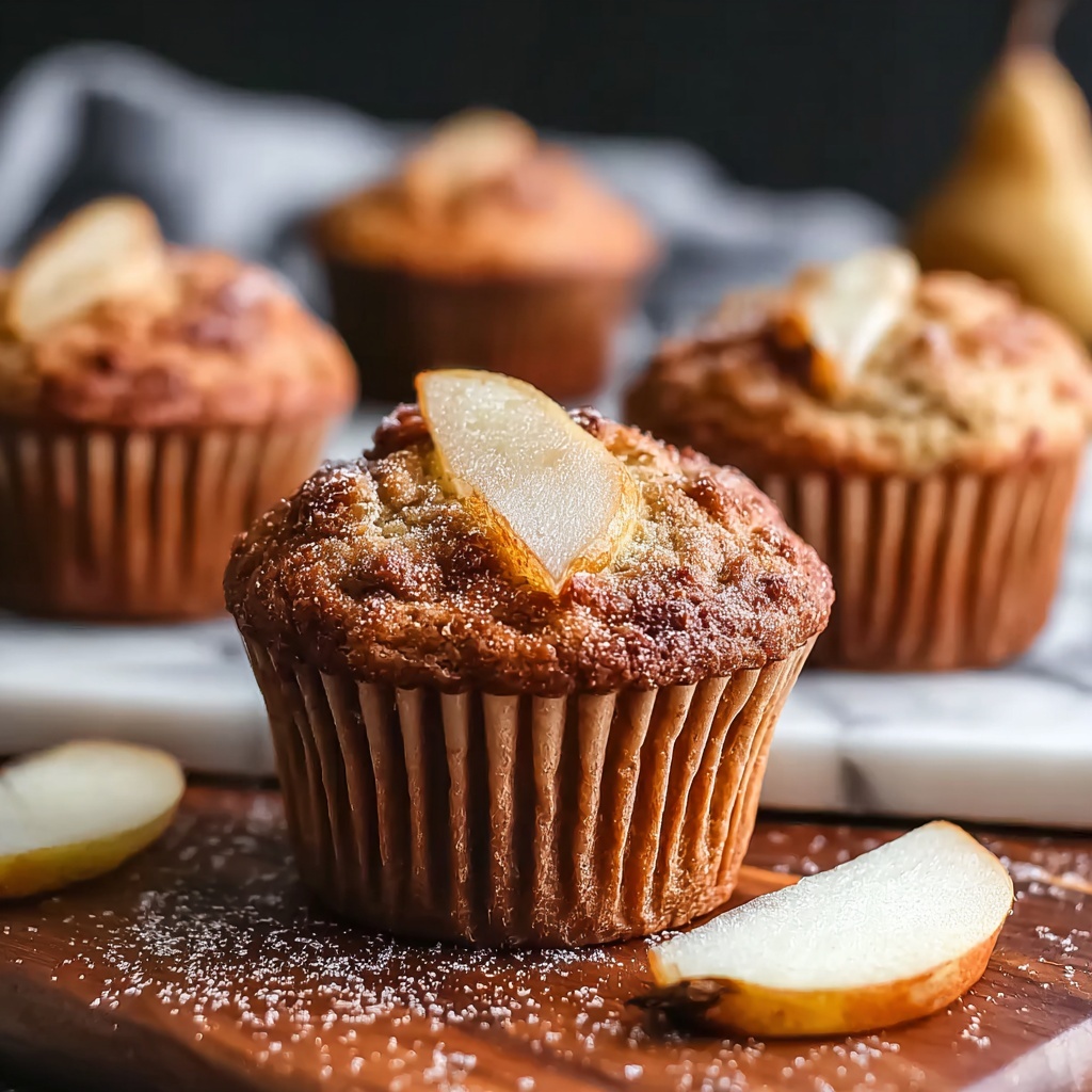 Spiced Pear Muffins Recipe - Recipe Image