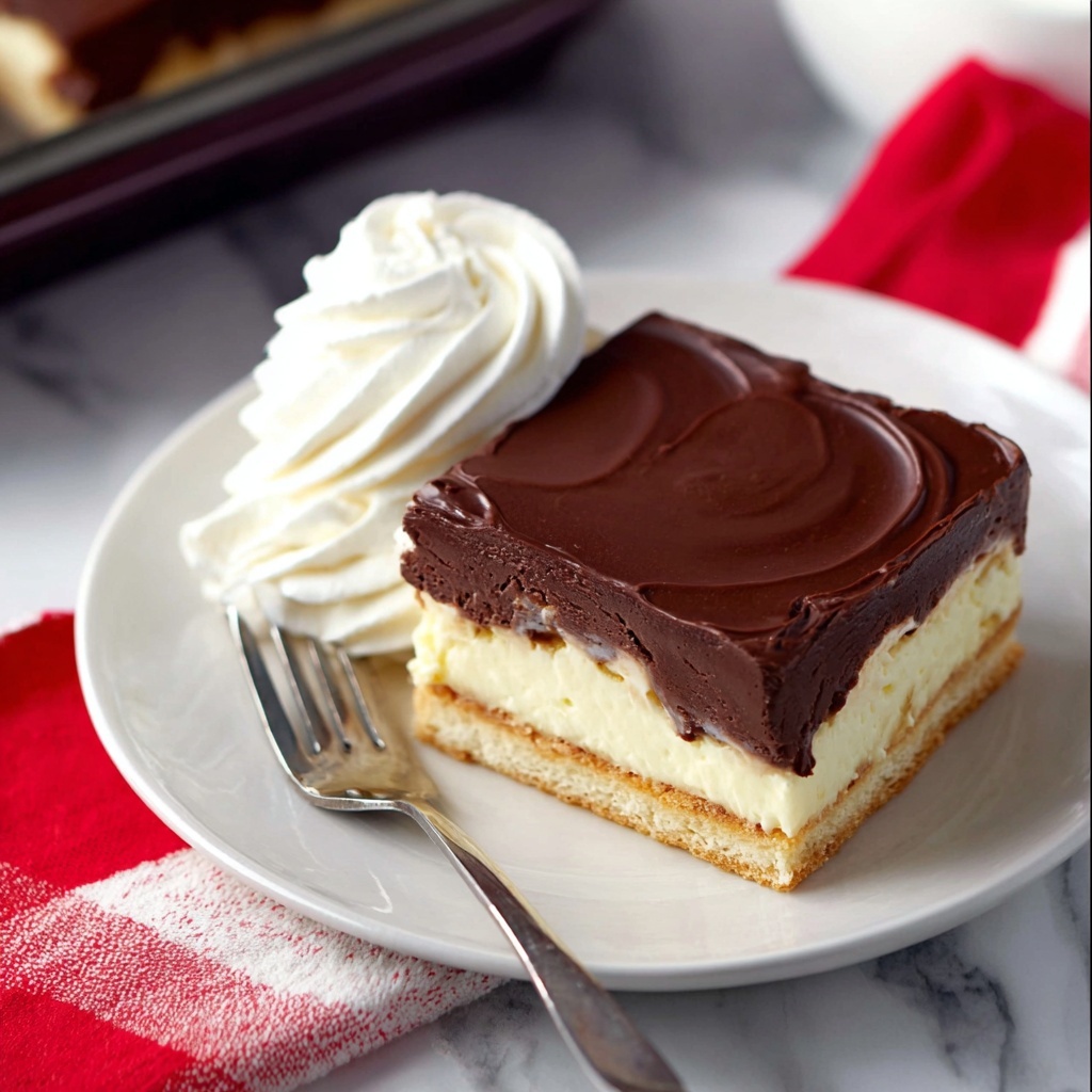 No Bake Eclair Cake Recipe - Recipe Image
