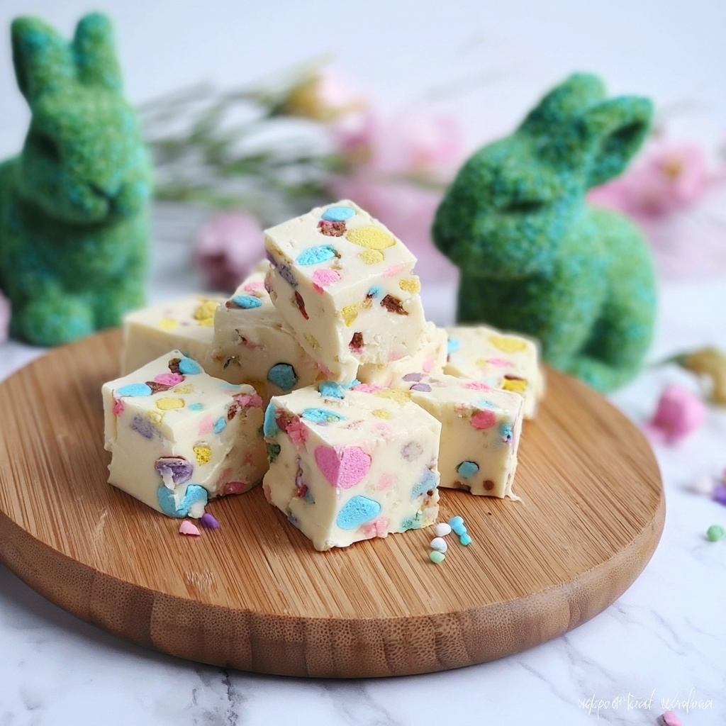Easy Easter Fudge for Spring Recipe - Recipe Image