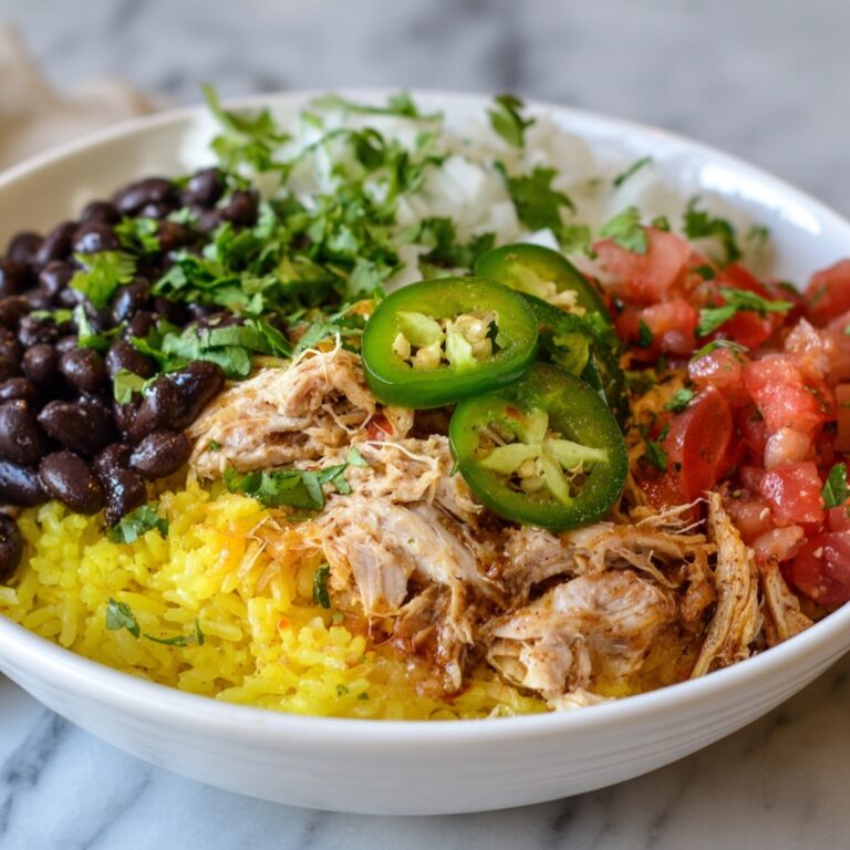 Crock Pot Chicken and Rice Burrito Bowl Recipe
