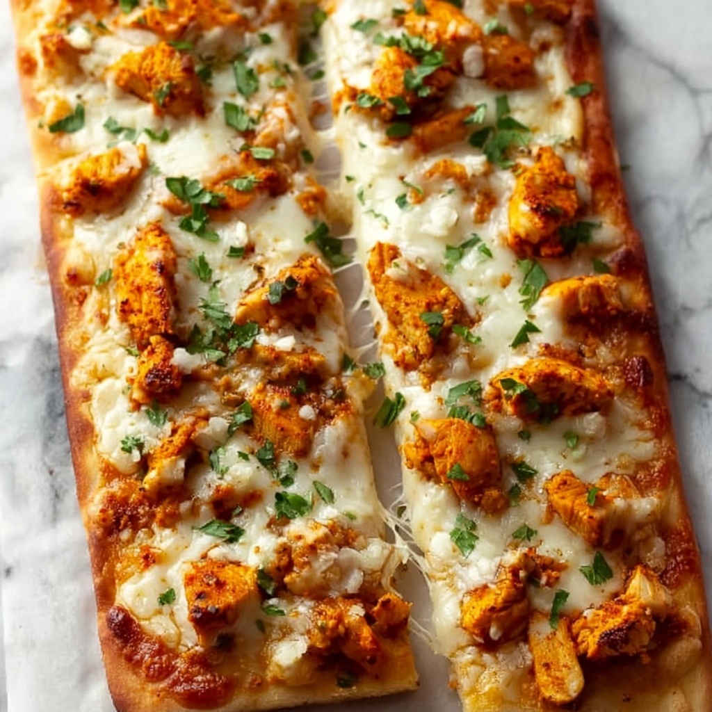 Buffalo Chicken Flatbread Recipe - Recipe Image