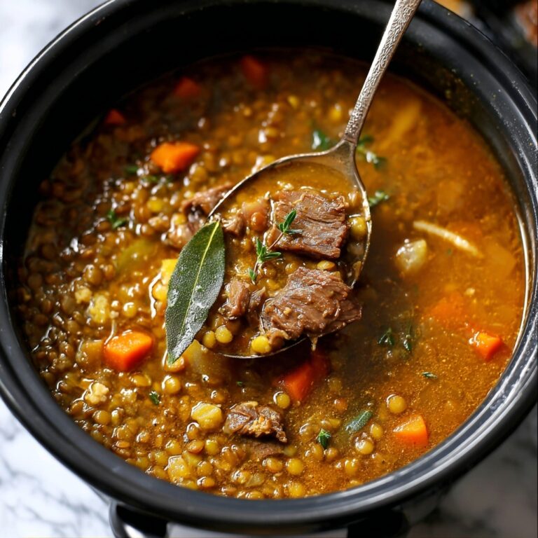 Moroccan-Spiced Beef and Lentil Stew Recipe