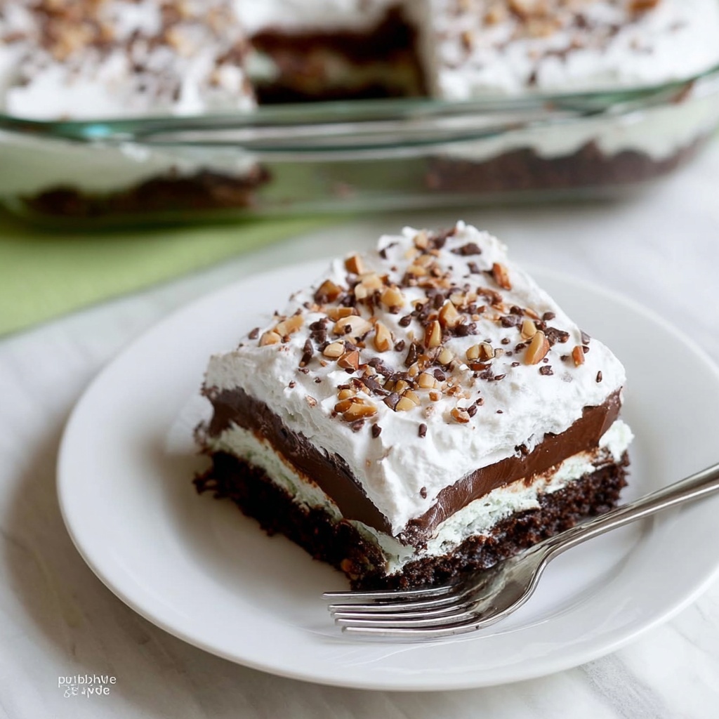 Andes Mint Brownie Lush Recipe - Recipe Image