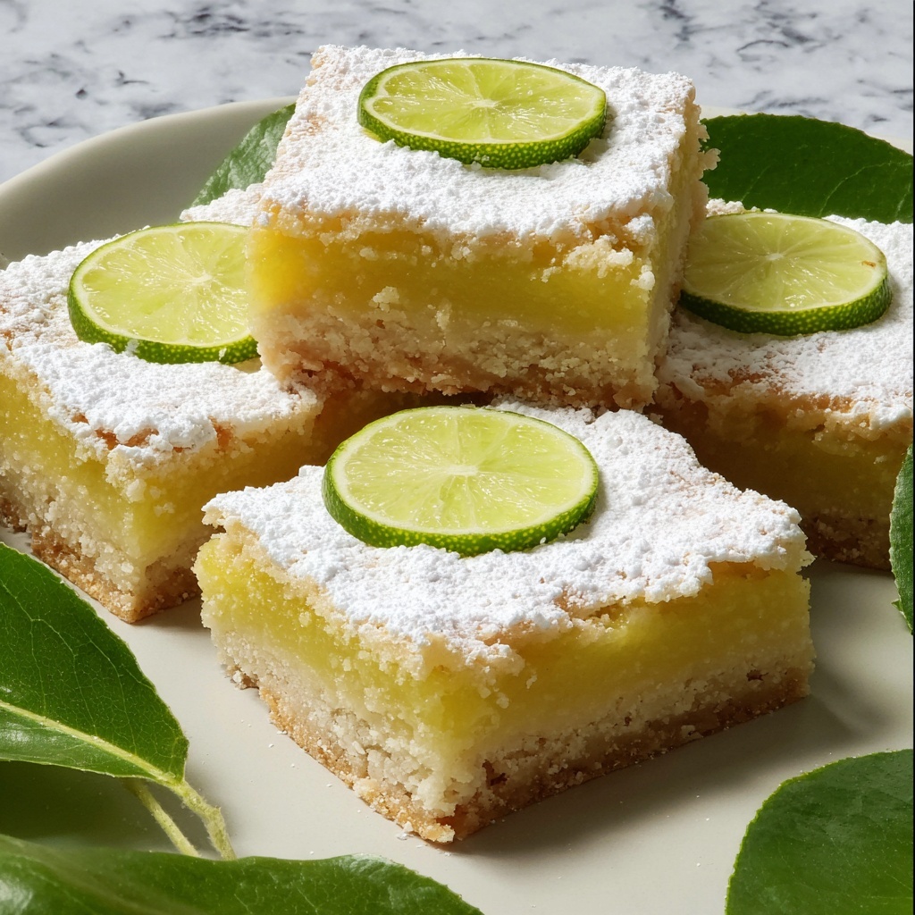 Key Lime Bars Recipe - Recipe Image