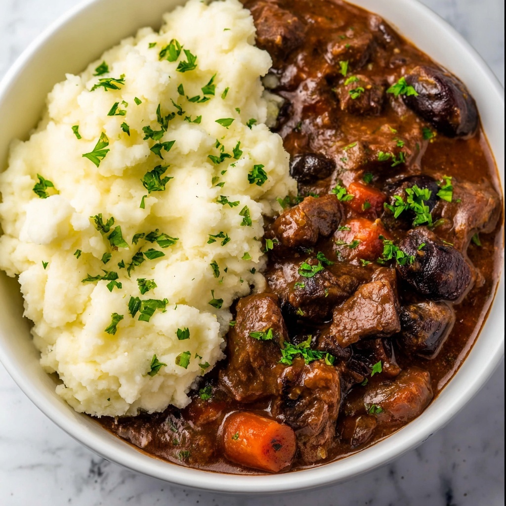 Beef and Mushroom Stew Recipe - Recipe Image